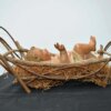 Figura Niño en cuna de madera - Imagen 3