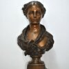 Busto bronce dama - Imagen 3