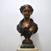 Busto bronce dama - Imagen 4