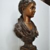 Busto bronce dama - Imagen 7