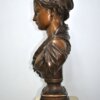 Busto bronce dama - Imagen 8