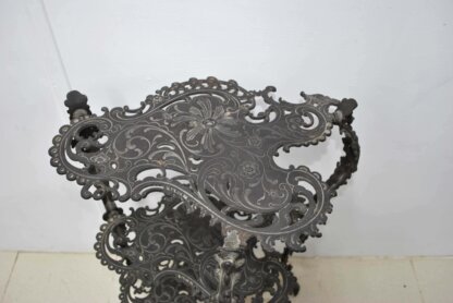 Mesita o macetero de hierro - Imagen 3