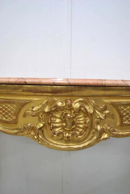 Consola dorada Luis XV - Imagen 4