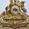 Reloj de bronce y mármol - Imagen 2