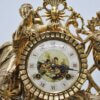 Reloj de bronce y mármol - Imagen 4