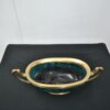 Jarrón turquesa y bronce - Imagen 2