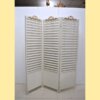 Biombo blanco madera
