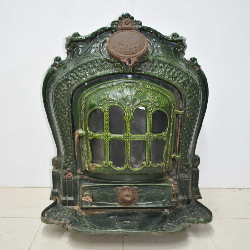 Estufa salamandra verde