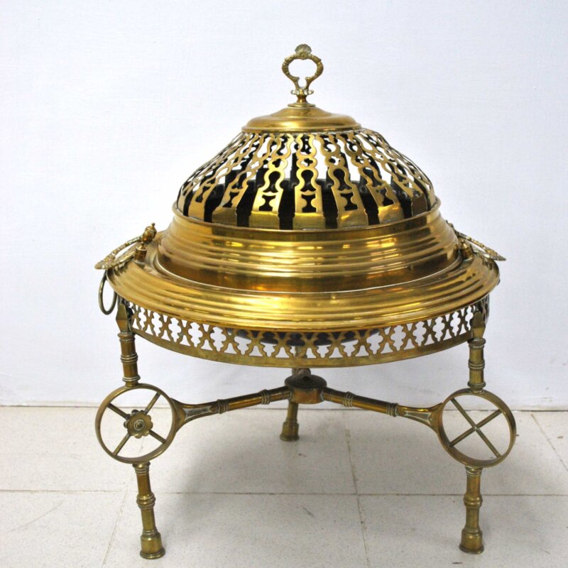 Brasero antiguo bronce