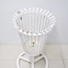 Macetero de hierro blanco - Imagen 4
