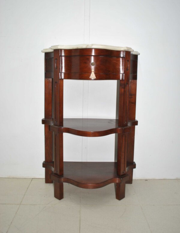 Mesita o consola de caoba