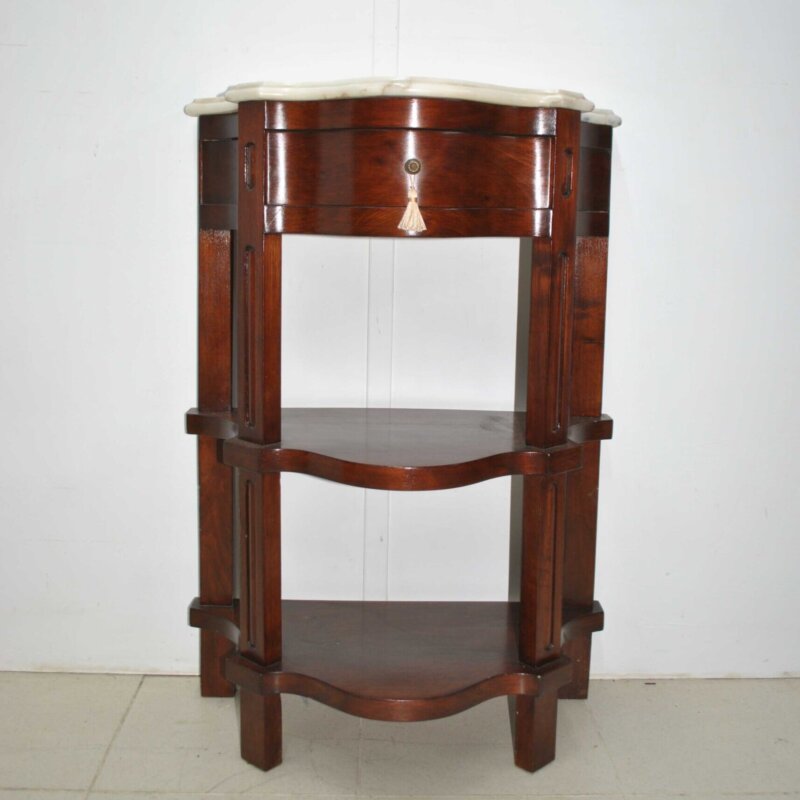 Mesita o consola de caoba