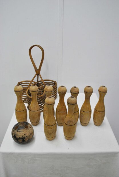 Juego de bolos antiguos - Imagen 2