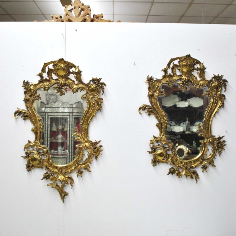 Cornucopias bronce Luis XV