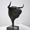 Escultura cabeza toro - Imagen 2