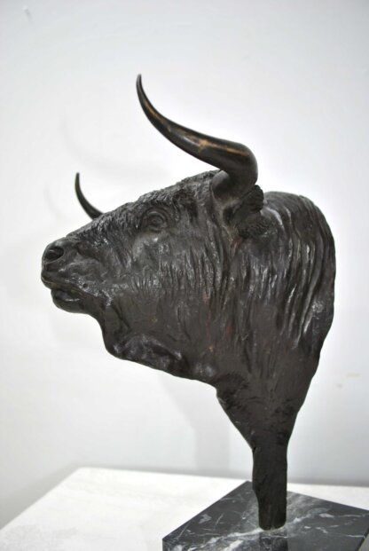 Escultura cabeza toro - Imagen 6