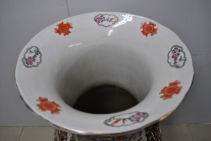 Jarrón chino con soporte - Imagen 8