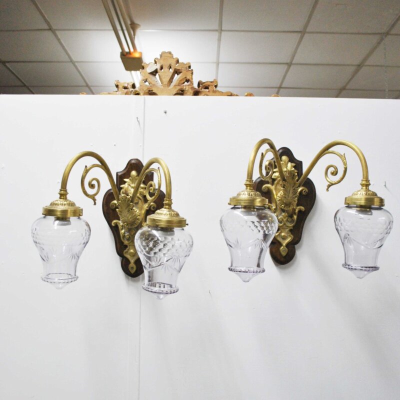 Apliques bronce vintage