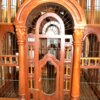 Gran jaula de madera tallada - Imagen 4