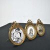 Portarretrato triple bronce - Imagen 3