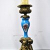 Portavelas bronce y porcelana - Imagen 4
