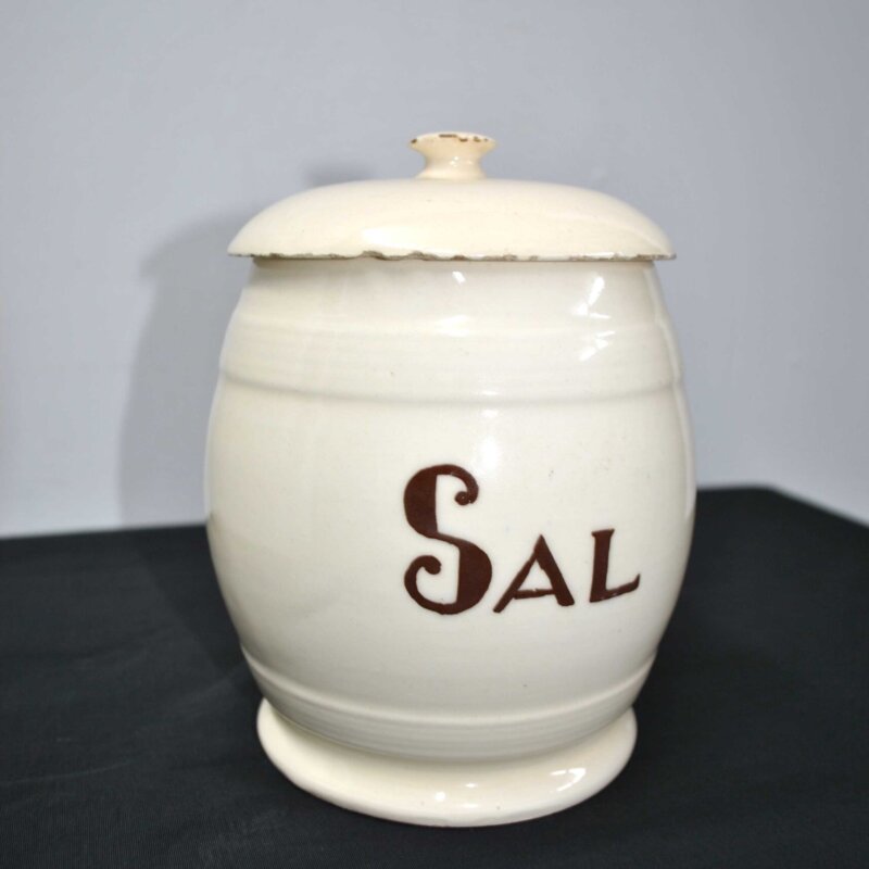 Frasco cerámica sal