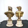 Pareja de bustos en bronce - Imagen 5