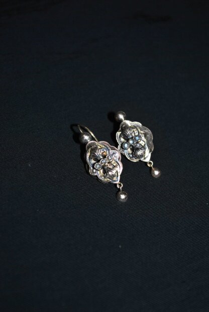 Pendientes antiguos oro - Imagen 2