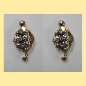 Pendientes antiguos oro