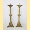 Candelabros de pie bronce