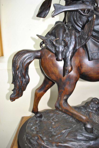 Escultura jinete bronce - Imagen 6
