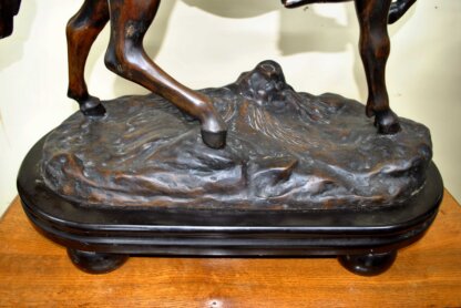 Escultura jinete bronce - Imagen 8
