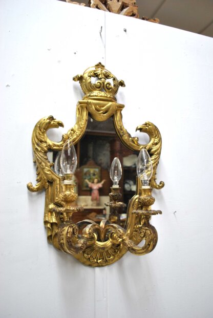 Aplique bronce Luis XV - Imagen 2