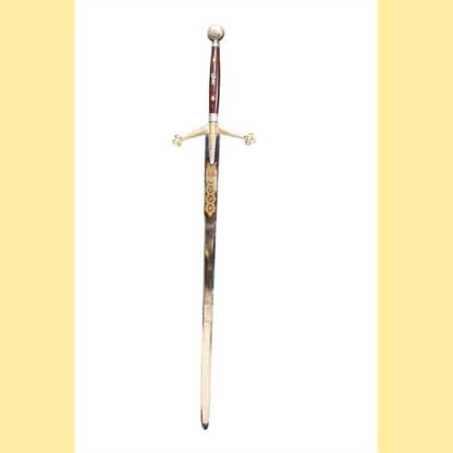 Espada empuñadura madera