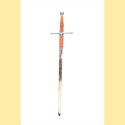 Espada forrada en gamuza