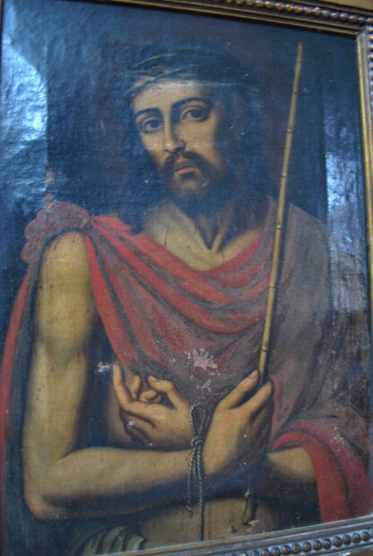 Óleo Cristo Ecce Homo - Imagen 4