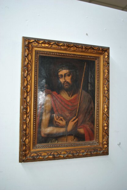 Óleo Cristo Ecce Homo - Imagen 2