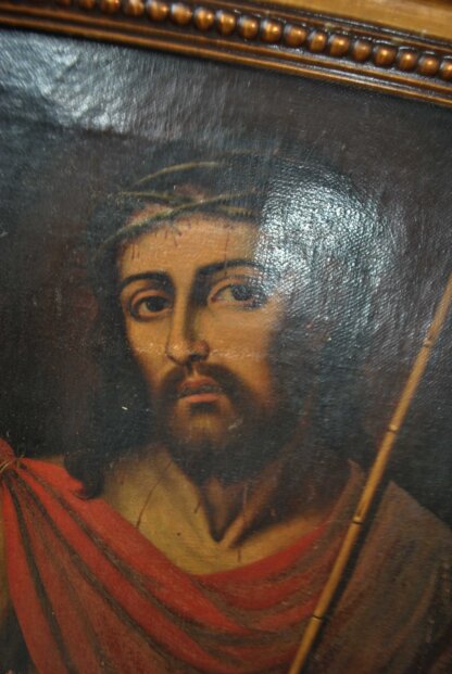 Óleo Cristo Ecce Homo - Imagen 7