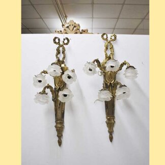 Apliques bronce Luis XVI