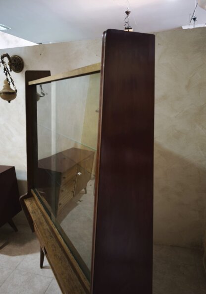 Vitrina Vintage madera y cristal - Imagen 2