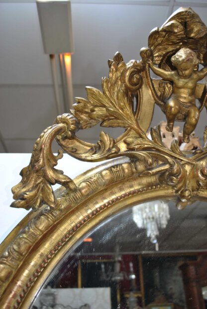 Espejo oro Luis XVI - Imagen 4