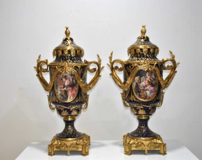 Jarrones estilo Sevres