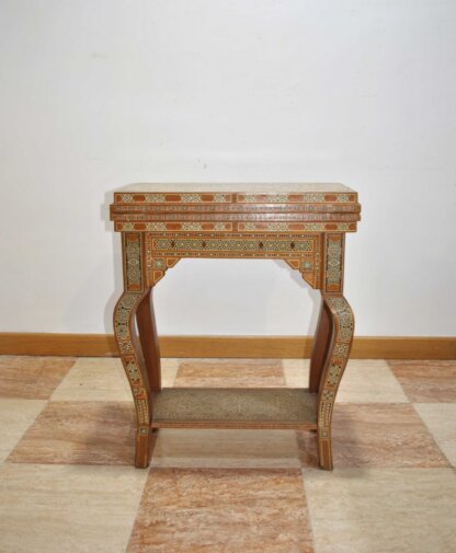 Mesa de juegos taracea y nácar