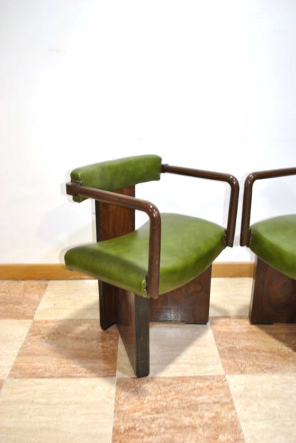 Sillones caoba Art Decó - Imagen 5