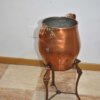 Macetero o jarrón cobre con soporte - Imagen 3