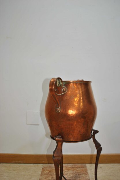 Macetero o jarrón cobre con soporte - Imagen 4