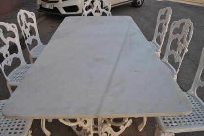 Mesa y sillas hierro - Imagen 7