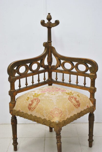 Silla esquinera estilo Gótico - Imagen 5