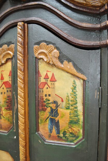 Gabinete antiguo pintado a mano - Imagen 5