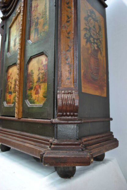 Gabinete antiguo pintado a mano - Imagen 7